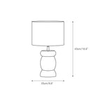 Pebble Wood Table Lamp