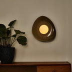 Pebble Disc Wall Light