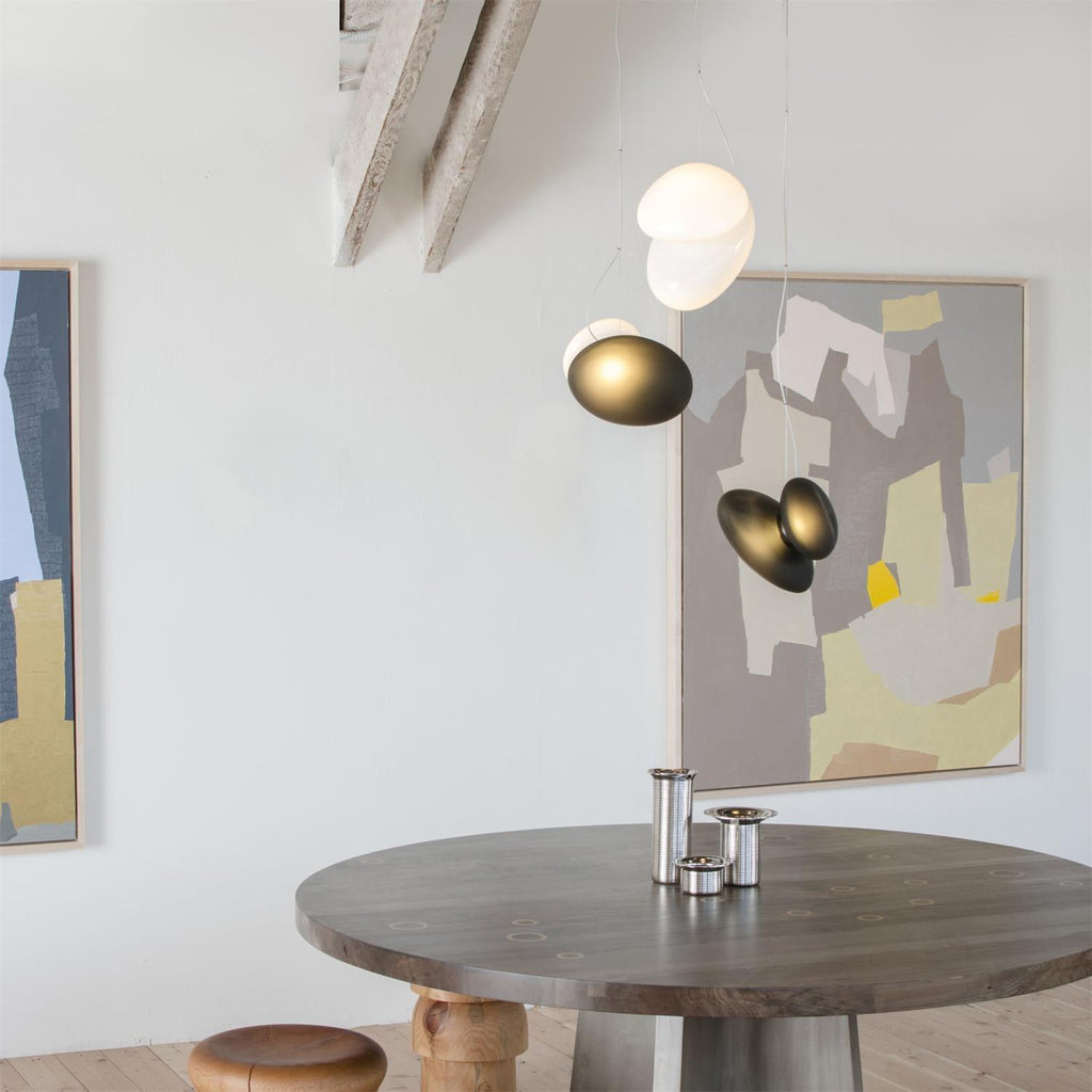 Translucent Frosted Glass Pendant Light