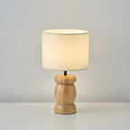 Pebble Wood Table Lamp