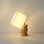 Pebble Wood Table Lamp