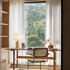 Pebble Wood Table Lamp