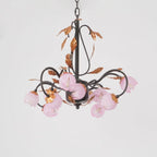Pink Tulip Chandelier