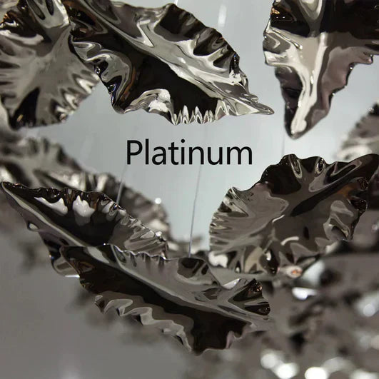 New Postmodern Round / oval 84 / 102 / 170 / 192 Leaves Art Design Chandelier