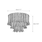 Plume Glass Ceiling Light
