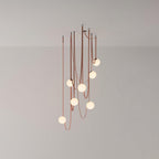 Multiple Belt Art Pendant Light