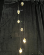Post-Modern Extra-Long Pendant Light Fixtures for Staircase / high-Ceiling Space / foyer