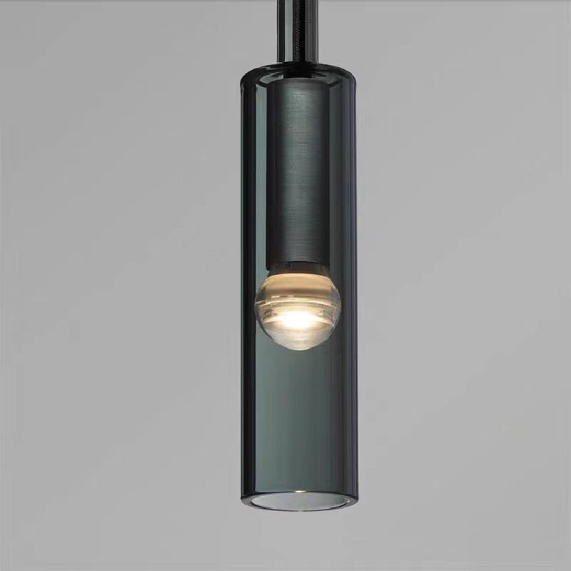 Kacey Postmodern Round Glass Chandelier for Staircase