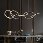 Primary Crystal 5 Rings Chandelier