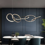 Primary Crystal 5 Rings Chandelier