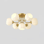 Pumpkin Brass Ceiling Lamp