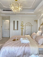 New Flower Romantic Light Luxury Crystal Chandelier for Bedroom / Living / Dining Room