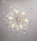 New Flower Romantic Light Luxury Crystal Chandelier for Bedroom / Living / Dining Room