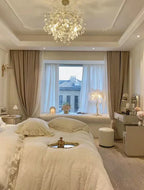 New Flower Romantic Light Luxury Crystal Chandelier for Bedroom / Living / Dining Room