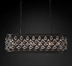 Post-Modern Raindrop Crystal Chandelier Rectangle / round Light for Living Room / dining Table