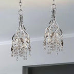 Vintage Style Branch Chandelier with Multi-Crafted Metal and Crystal Finish for Dining Table