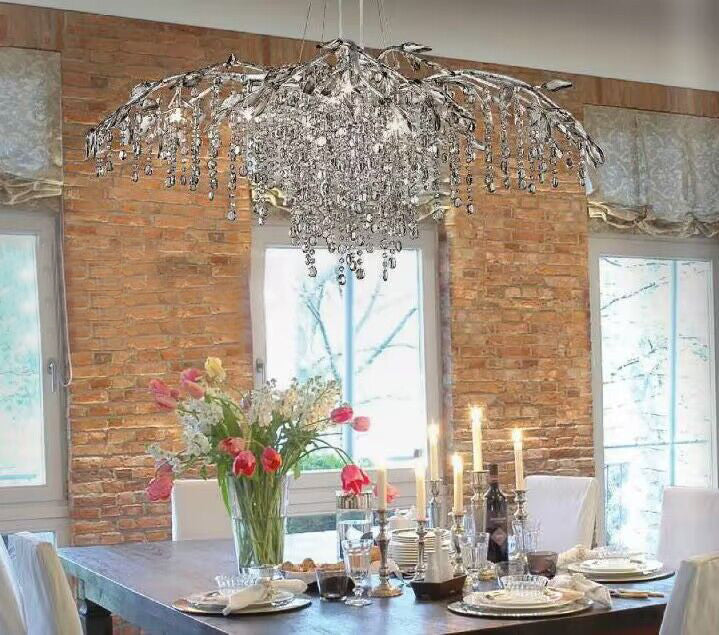 New Luxury Branch Crystal Pendant Chandelier Designer Creative Art Dining Room / living Room Light