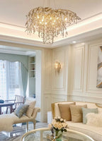 New Luxury Branch Crystal Pendant Chandelier Designer Creative Art Dining Room / living Room Light