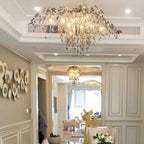 New Luxury Branch Crystal Pendant Chandelier Designer Creative Art Dining Room / living Room Light