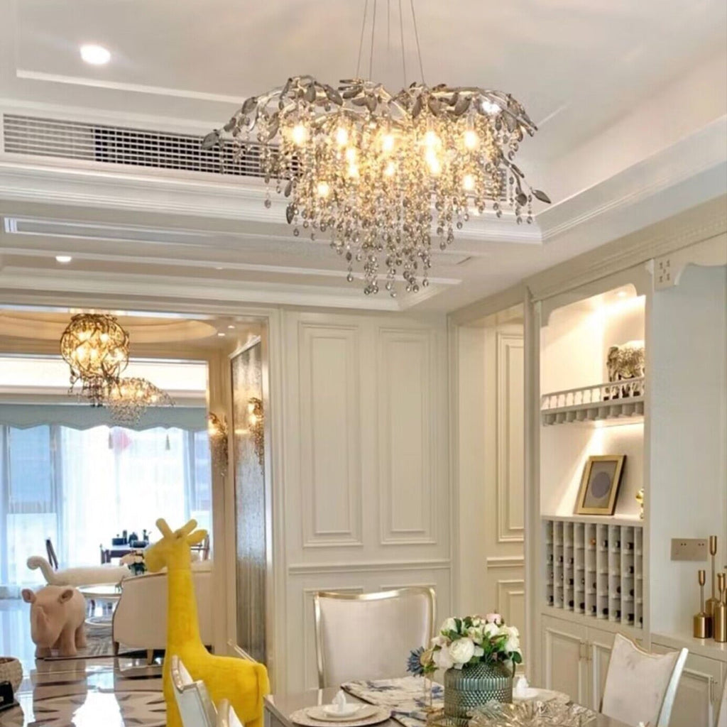 New Luxury Branch Crystal Pendant Chandelier Designer Creative Art Dining Room / living Room Light