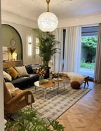 Vintage Sphere Crystal Chandelier with Dark Bronze or French Gold Finish – Designer Metal &