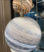 Nordic Planet Multi-Light Globe Staircase Chandelier