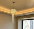 New Designer Model Jellyfish Crystal Pendant Chandelier for Dining Room / entrway / bedroom