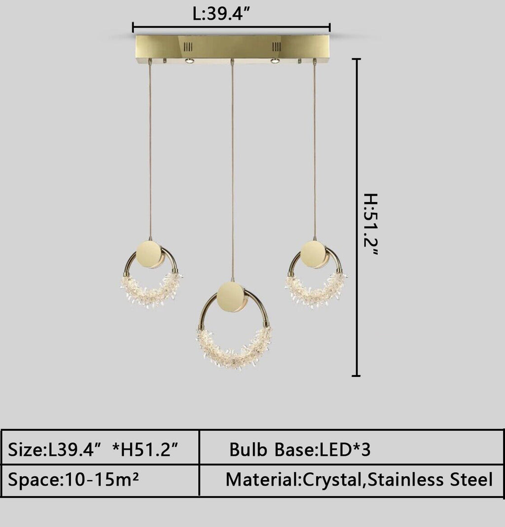 Modern Crystal Butterfly Pendant Light with Gold / chrome Finish Stainless Steel Frame LED