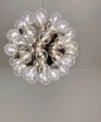 Italian Designer Creative Glass Ball Chandelier Scandinavian Dandelion Hallway / entryway / staircase Light