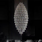 Extra Large Modern Ball Ceiling Crystal Chandelier for Staircase / big-Foyer,hallway,entryway