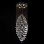 Extra Large Modern Ball Ceiling Crystal Chandelier for Staircase / big-Foyer,hallway,entryway