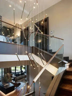 Modern Italian Creative Art Sticks Ceiling Chandelier for Living Room / staircase / hotel Lobby