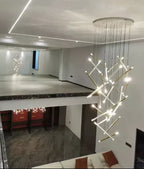 Modern Italian Creative Art Sticks Ceiling Chandelier for Living Room / staircase / hotel Lobby