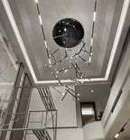 Modern Italian Creative Art Sticks Ceiling Chandelier for Living Room / staircase / hotel Lobby