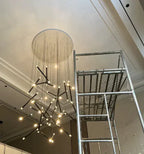 Modern Italian Creative Art Sticks Ceiling Chandelier for Living Room / staircase / hotel Lobby