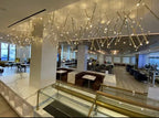 Modern Italian Creative Art Sticks Ceiling Chandelier for Living Room / staircase / hotel Lobby