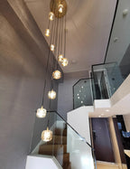 Post-Modern Extra-Long Pendant Light Fixtures for Staircase / high-Ceiling Space / foyer