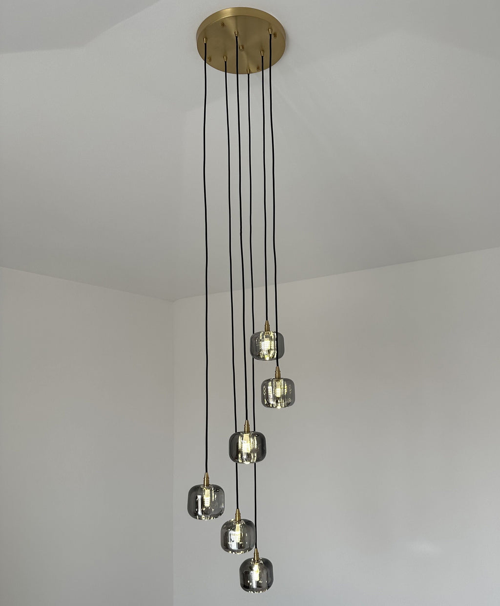Post-Modern Extra-Long Pendant Light Fixtures for Staircase / high-Ceiling Space / foyer