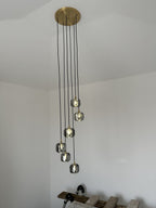 Post-Modern Extra-Long Pendant Light Fixtures for Staircase / high-Ceiling Space / foyer