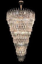 Oversized Multi-Layers Luxury Creative Art Crystal Chandelier for Foyer / staircase / hallway