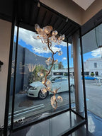 Nenufar Bonsai Staircase Crystal Chandelier for High Ceiling