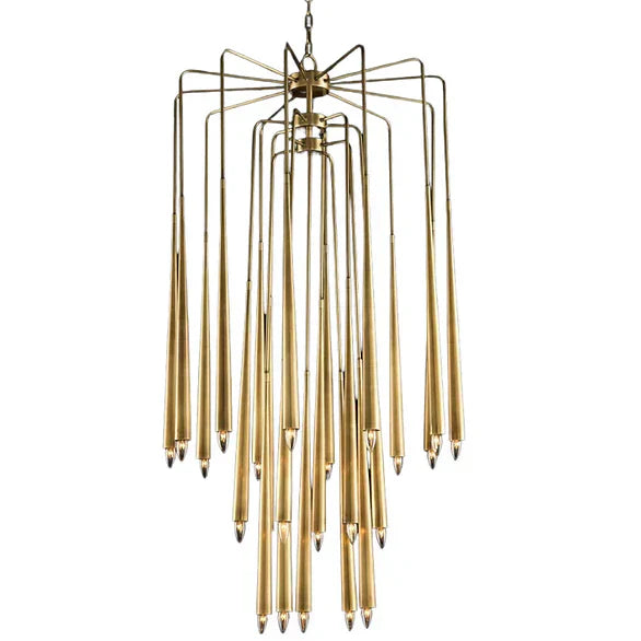 Luxury 23-Light Brass Tree Pendant Light