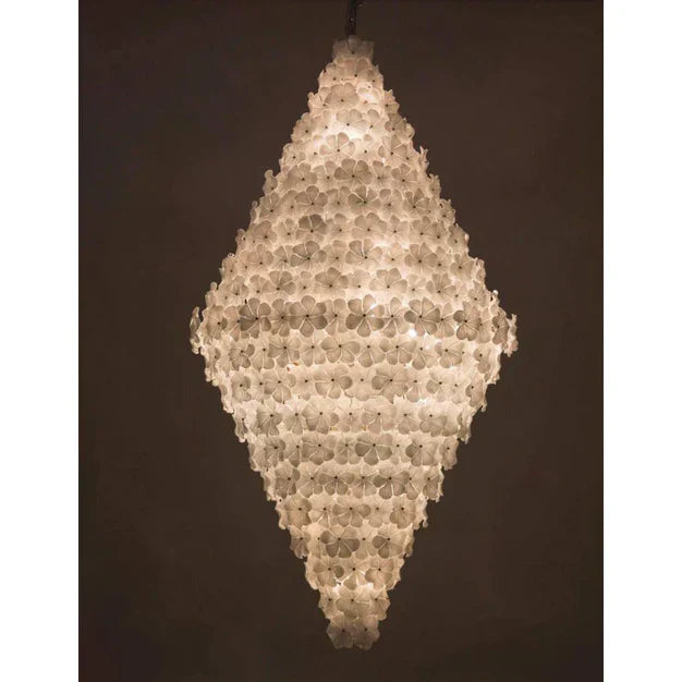 Modern Creative Extra Large Flower Glass Chandelier for Staircase / foyer / villa