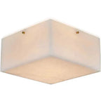 Large 'titan 4' Alabaster Wall or Ceiling Lamp Flush Mount