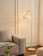 Rattan Arch Floor Lamp