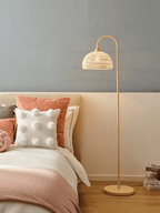 Rattan Arch Floor Lamp