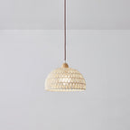 Rattan Arch Pendant Lamp
