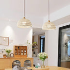 Rattan Arch Pendant Lamp