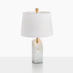 Raw Alabaster Table Lamp