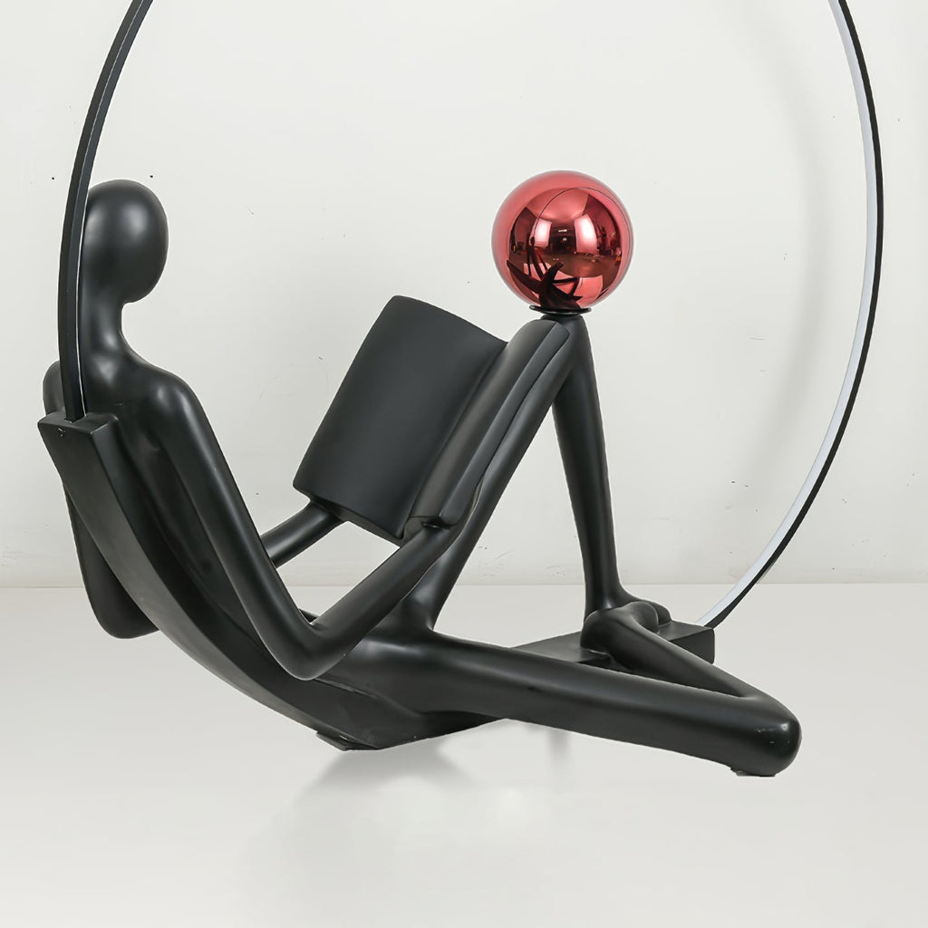 Reader Sculpture Floor Lamp